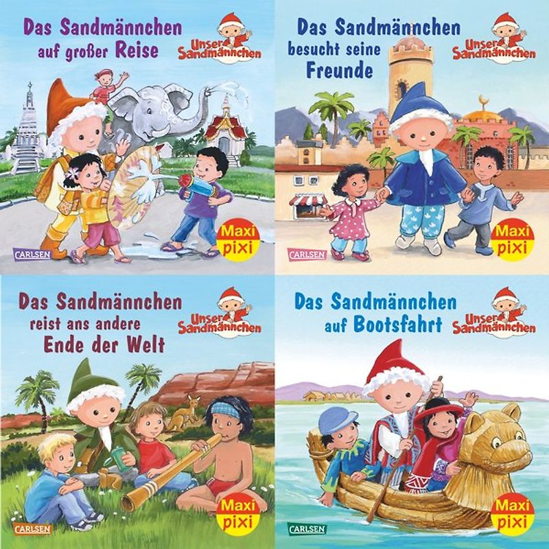 Maxi-Pixi-4er-Set 47: Sandmännchen (4x1 Exemplar)