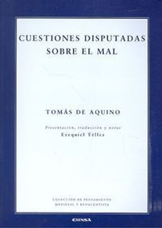 Cuestiones disputadas sobre el mal