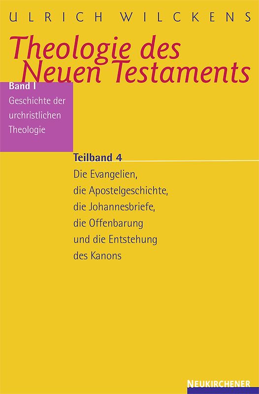 Theologie des Neuen Testaments