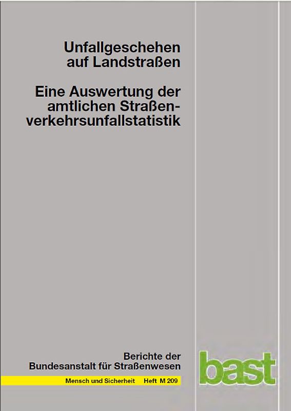 Unfallgeschehen auf Landstraßen