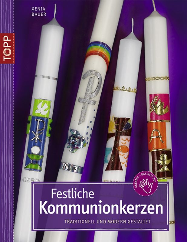 Festliche Kommunionkerzen