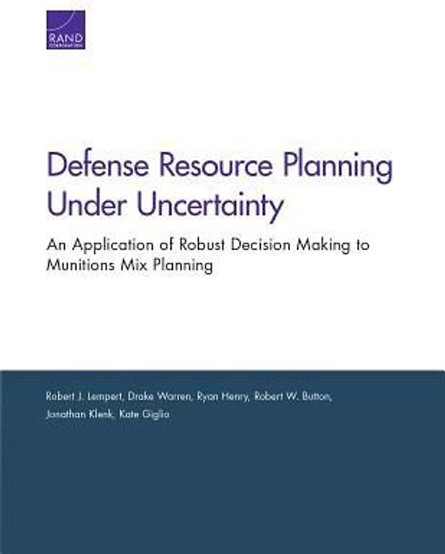 Defense Resource Planning Under Uncertainty
