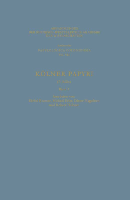 Kölner Papyri
