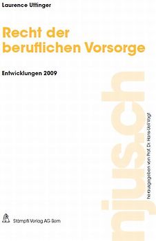 Recht der beruflichen Vorsorge, Entwicklungen 2009