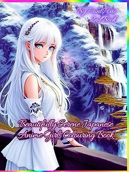 Beautifully Serene Japanese Anime Girls Colouring Book: 2nd Book