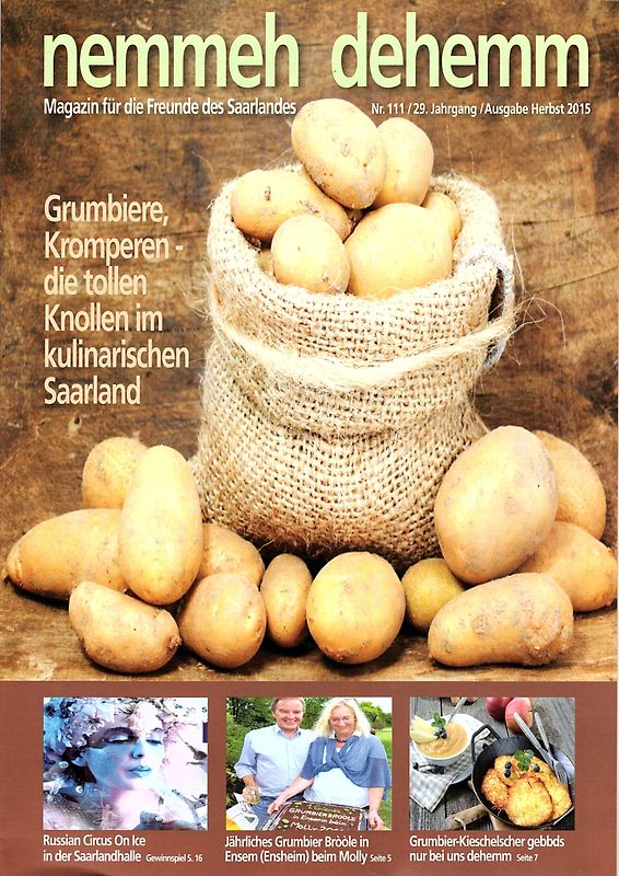 Nemmeh dehemm - Nr. 111 - Ausgabe Herbst 2015