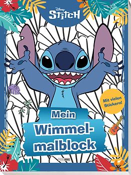 Disney Stitch: Mein Wimmelmalblock