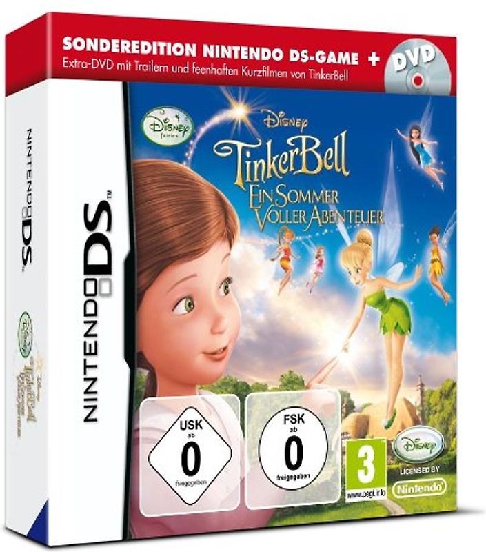 Disney Fairies: Tinkerbell + DVD Sonderedition Game + DVD Fairies 3 Nintendo DS