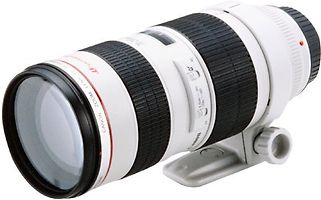 Canon EF 70-200 mm F2.8 L USM 77 mm Filtergewinde (Canon EF Anschluss) weiß