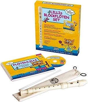 Lillis Blockflöten-Set - Barocke Griffweise: Das Set enthält alles, was Ihr Kind für einen gelungenen musikalischen Einstieg braucht! Von Musikpädagogen empfohlen!