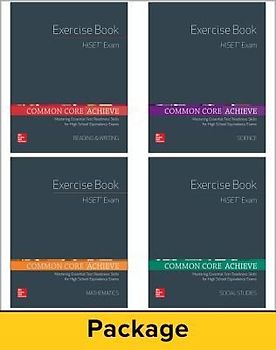 Common Core Achieve, Hiset Exercise Book 5 Copy Set