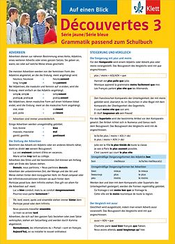 Découvertes Série jaune / Série bleue 3 - Auf einen Blick