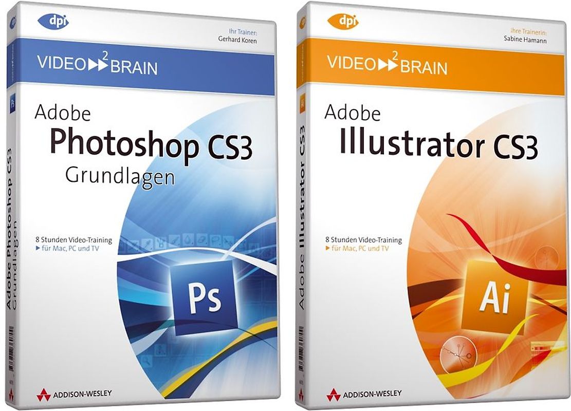 Adobe Photoshop CS3/Adobe Illustrator CS3 - Bundle. Zwei Video-Trainings zum Vorzugspreis!