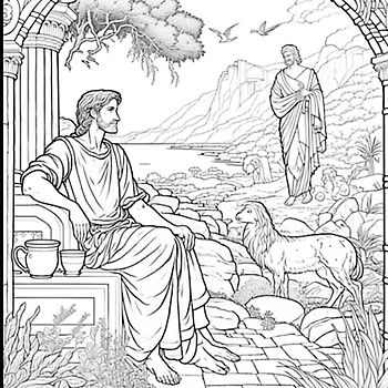 Beautiful Bible Colouring Pages: 30 Beautiful Bible Colouring Pages For Adults and Children