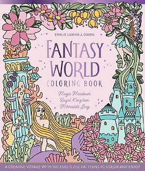 Fantasy World Coloring Book Magic Meadows - Royal Kingdom - Mermaids' Bay