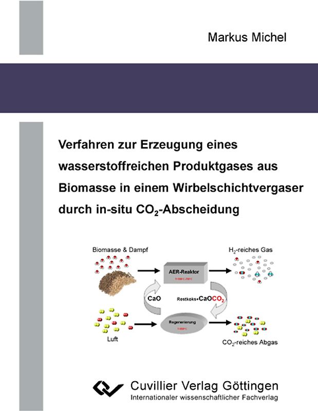 Verfahren zur Erzeugung eines wasserstoffreichen Produktgases aus Biomasse in einem Wirbelschichtvergaser durch in-situ CO2-Abscheidung