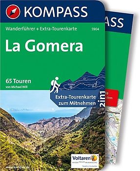 KOMPASS Wanderführer La Gomera, 67 Touren