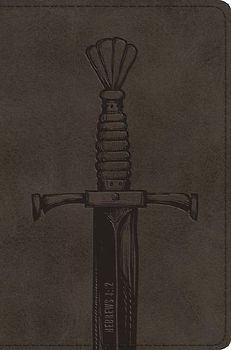 ESV Compact Bible (Trutone, Silver, Sword Design)