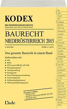 KODEX Baurecht Niederösterreich 2015