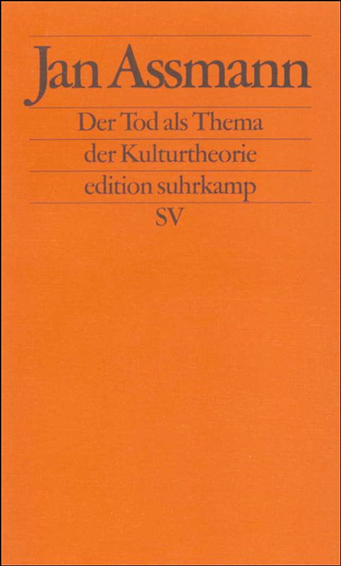 Der Tod als Thema der Kulturtheorie