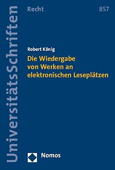 Die Wiedergabe von Werken an elektronischen Leseplätzen