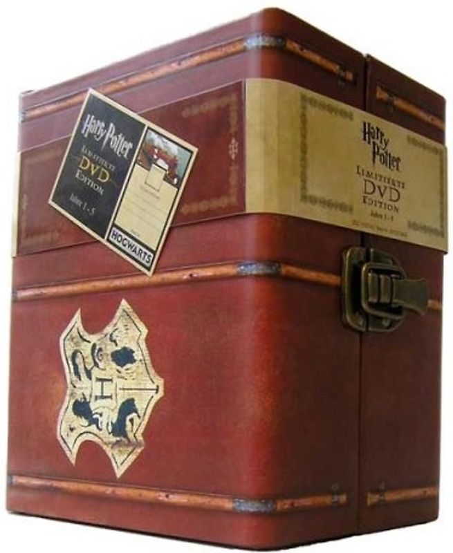 Harry Potter 1-5 [11 DVDs, Limitierte Geschenk-Box Edition, inkl Harry Potter Interactive DVD Game & 4 Sammelkarten] DVD