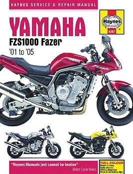 Yamaha FZS1000 Fazer (01 - 05) Haynes Repair Manual