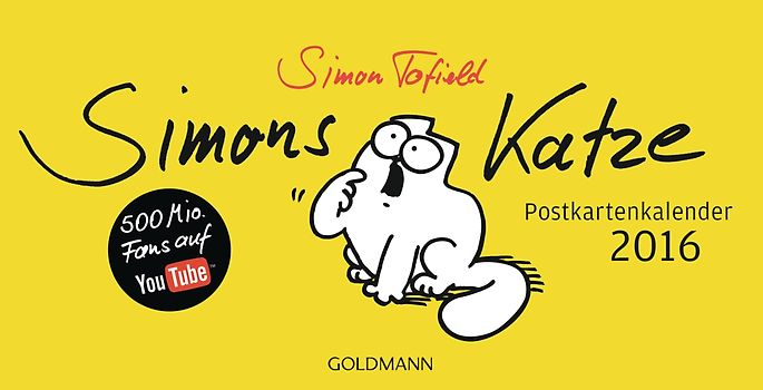 Simons Katze - Postkartenkalender 2016