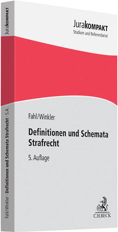 Definitionen und Schemata Strafrecht