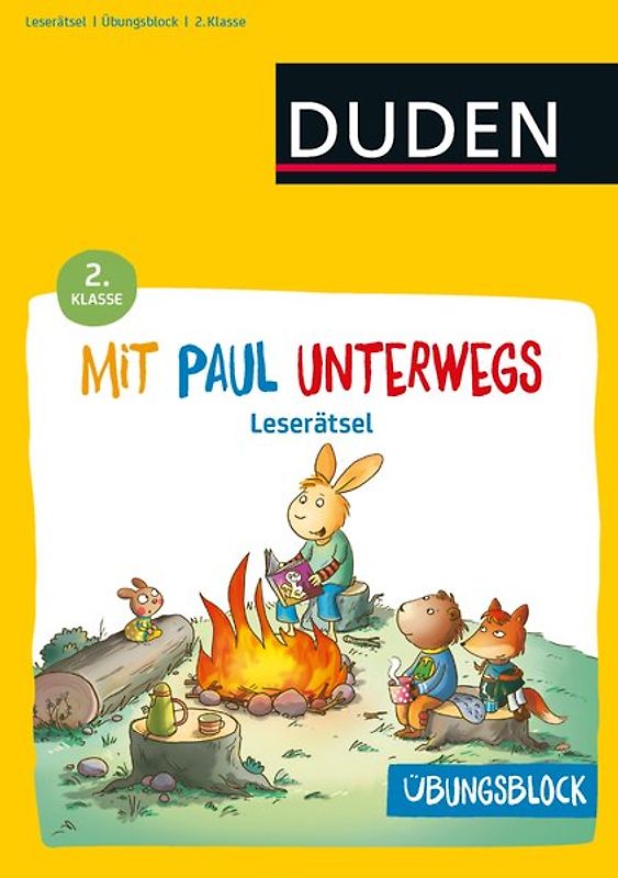 Übungsblock: Mit Paul unterwegs - Lustige Leserätsel - 2. Klasse
