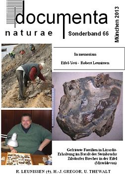 Gefrittete Fossilien in Lizardit-Erhaltung