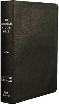 The Jeremiah Study Bible, Niv: (Black W/ Burnished Edges) Leatherluxe(r) with Thumb Index