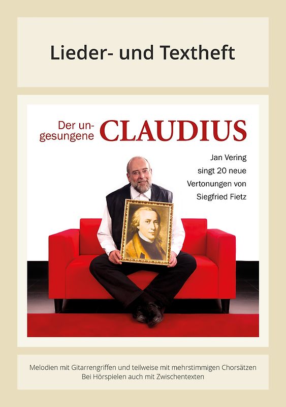 Der ungesungene Claudius - Jan Vering singt 20 neue Vertonungen von Siegfried Fietz