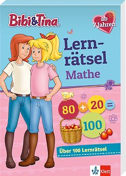 Bibi & Tina: Mein Lernrätsel-Block Mathematik für die 2. Klasse