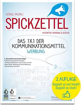 SPICKZETTEL – Das 1x1 der Kommunikationsmittel – Werbung