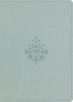 ESV Large Print Value Personal Size Bible (Trutone, Blush Rose, Fleur-De-Lis Design)