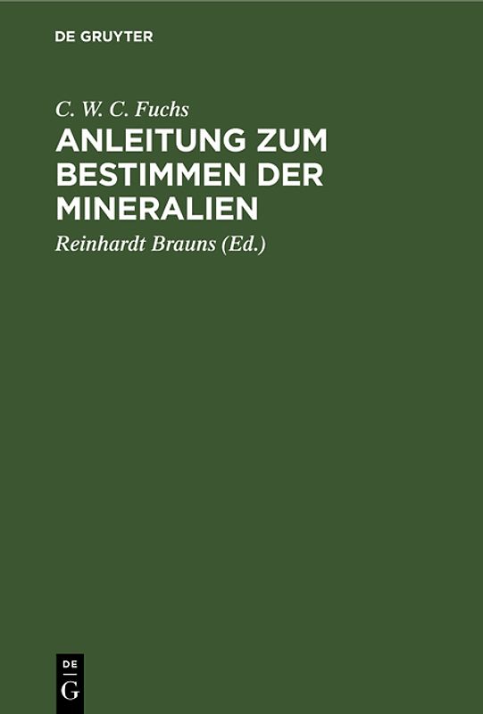 Anleitung zum Bestimmen der Mineralien