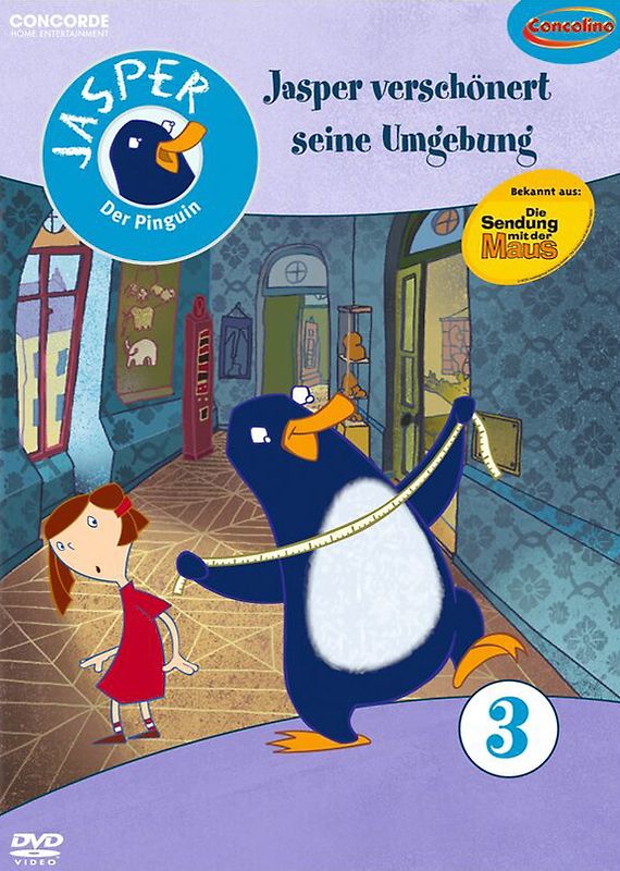Jasper, der Pinguin 3 - Jasper verschönert seine Umgebung DVD
