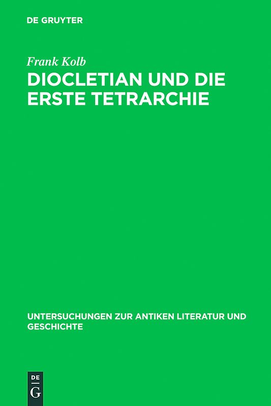 Diocletian und die Erste Tetrarchie