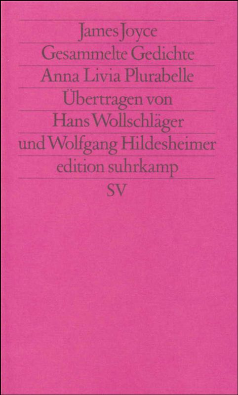 Werkausgabe in sechs Bänden in der edition suhrkamp