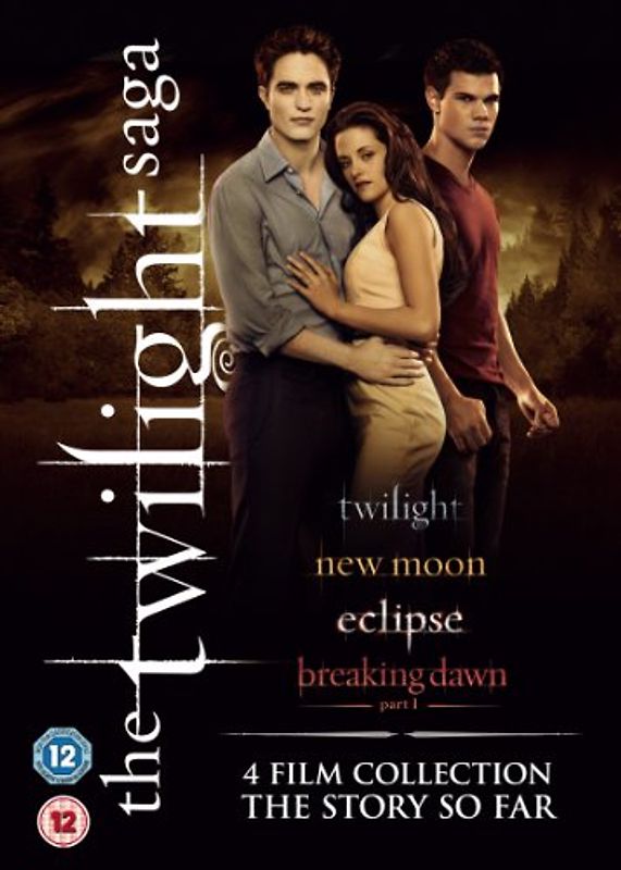Twilight Saga 4 Film Collection: Twilight/New Moon/Eclipse/Breaking Dawn Part 1 (UK Import) DVD