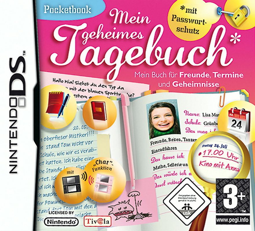 Pocketbook: Mein geheimes Tagebuch Nintendo DS