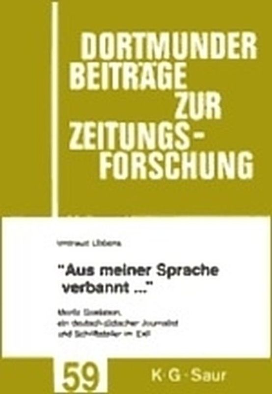 “Aus meiner Sprache verbannt ...”