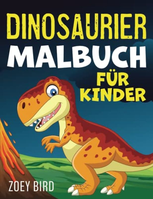 Dinosaurier-Malbuch für Kinder: Malbuch für Kinder 4 – 8