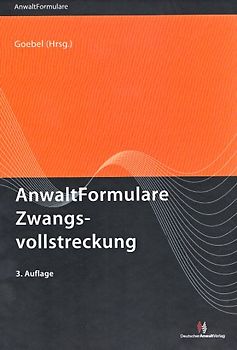 AnwaltFormulare Zwangsvollstreckung