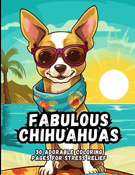 Fabulous Chihuahuas: 30 Adorable Coloring Pages For Stress Relief