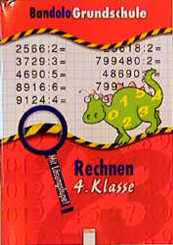 Bandolo Grundschule - Lernspielspass mit Lösungslupe / Rechnen. 4. Klasse