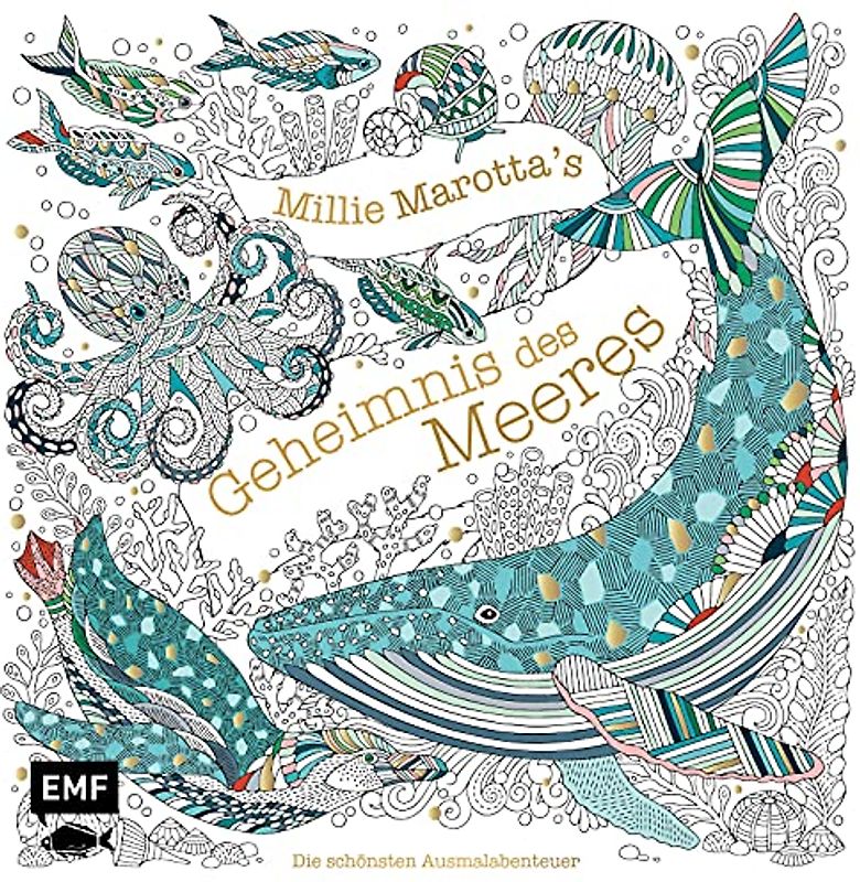 Millie Marotta's Geheimnis des Meeres – Die schönsten Ausmal-Abenteuer