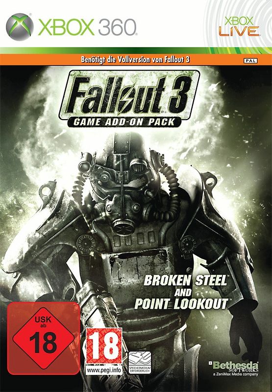 Broken Steel and Point Lookout [Fallout 3 Game Add-On Pack] Xbox 360