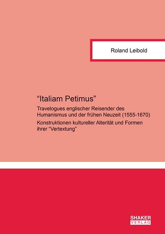'Italiam Petimus'